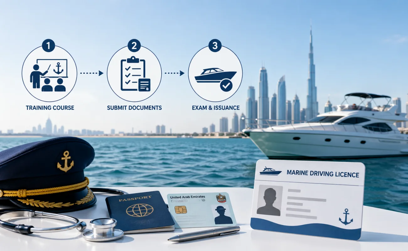 How Residents Apply for a Marine Driving Licence