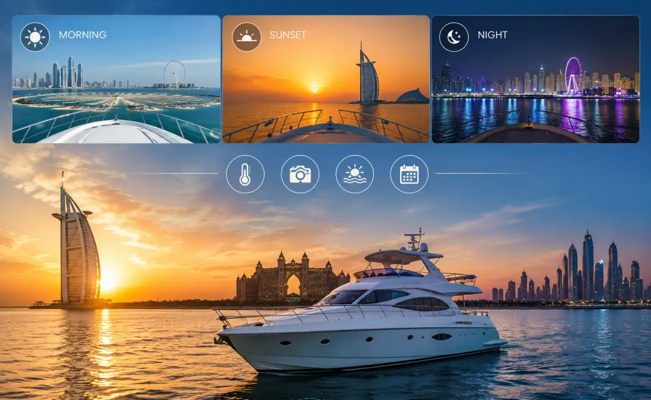 Best Time for a Dubai Yacht Cruise