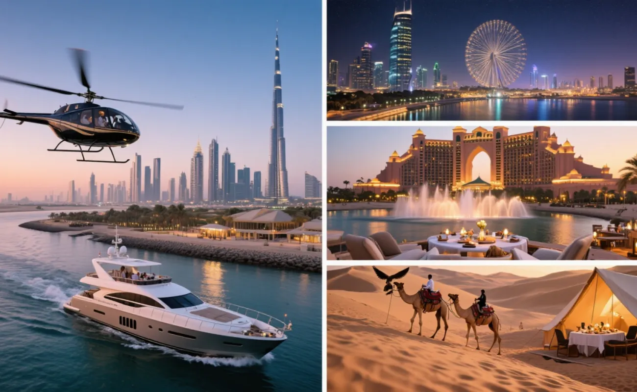 3-Day Dubai Luxury Activities Itinerary