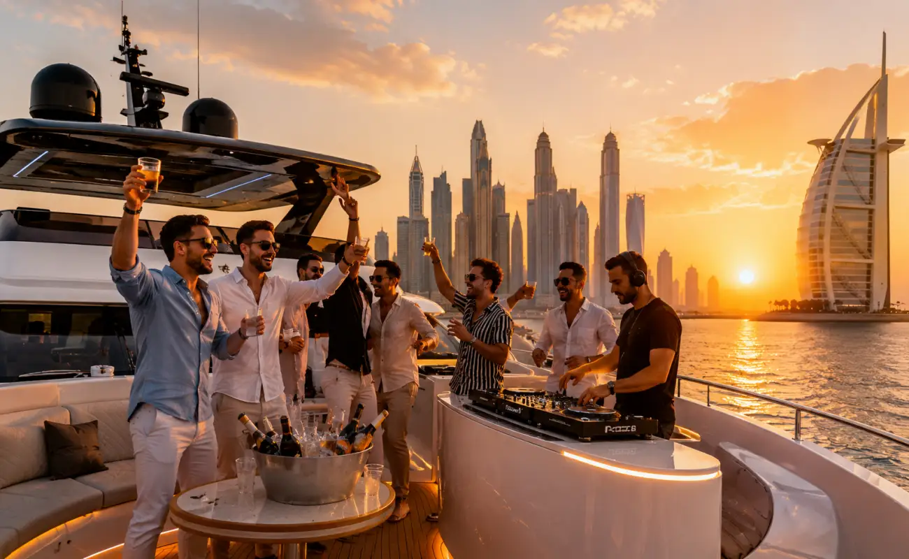 Yacht Bachelor Party Dubai