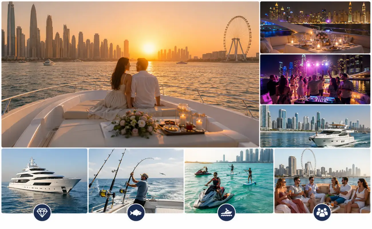 Best Yacht Experiences in Dubai