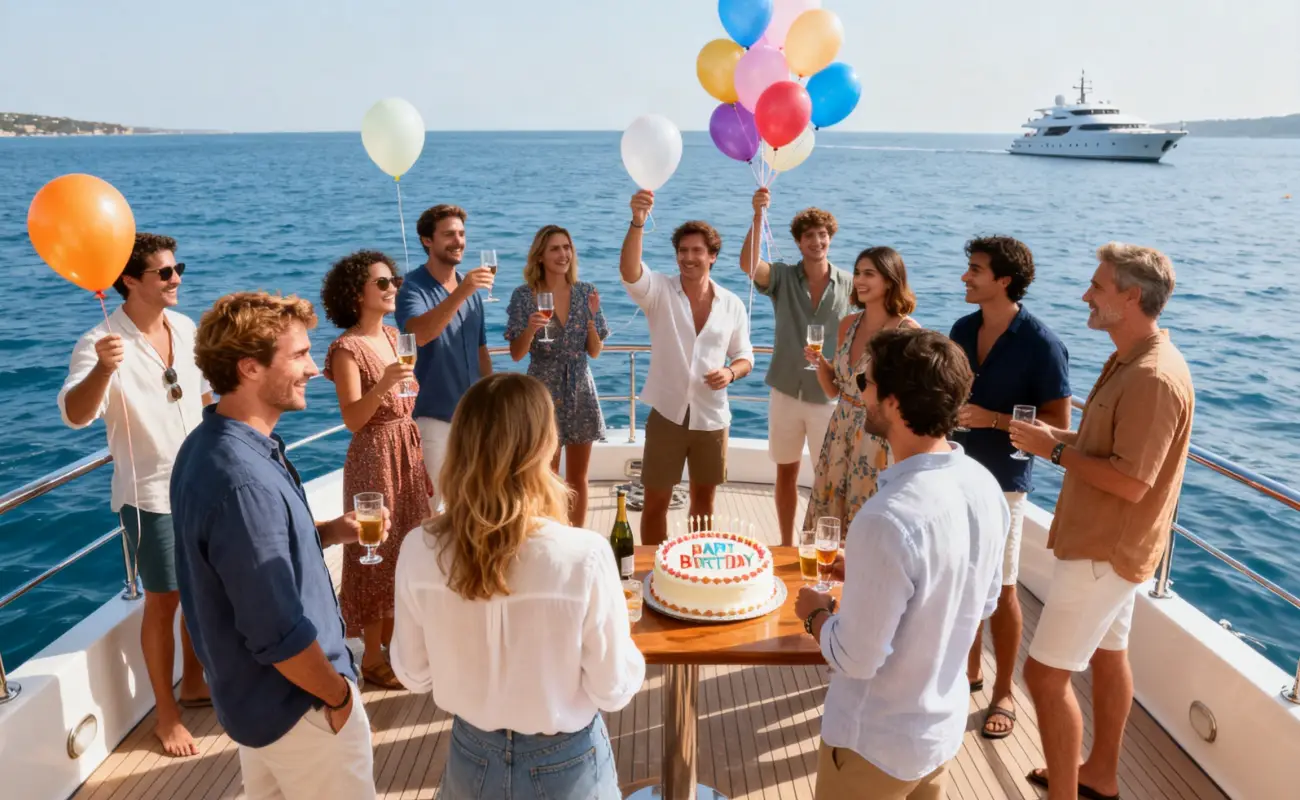 Private Yacht Birthday Party Cost Example Dubai