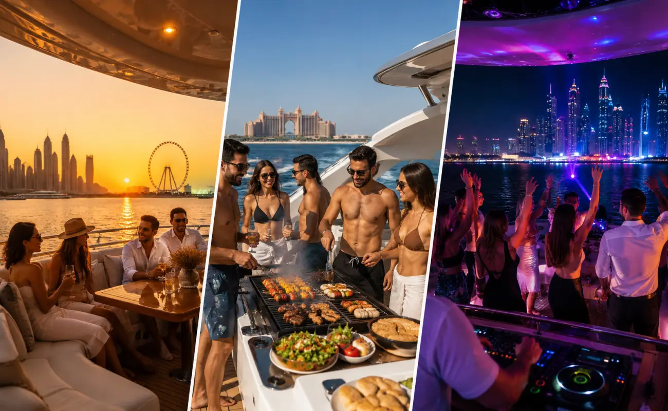 Yacht Birthday Party Ideas in Dubai