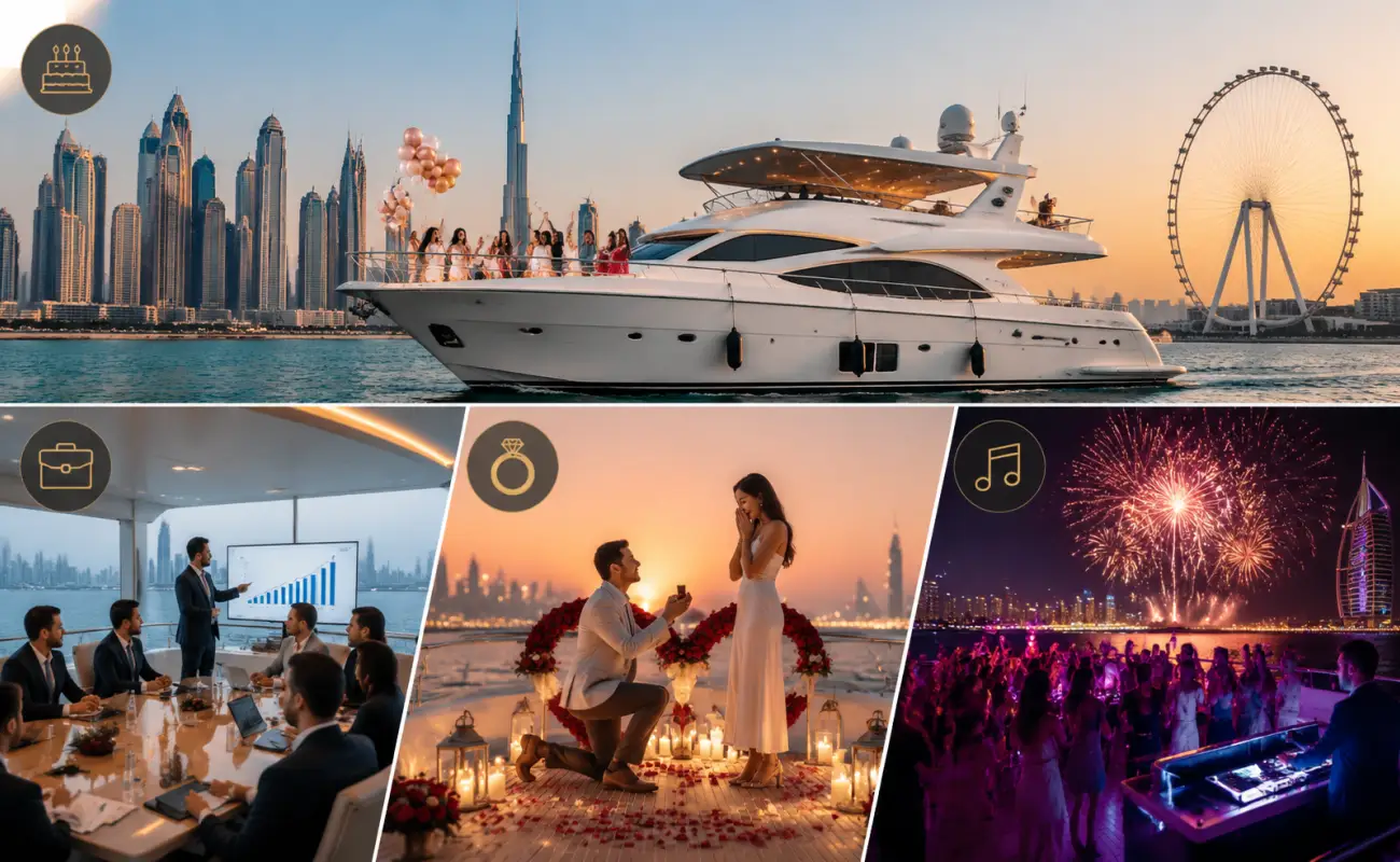 Popular Types of Yacht Events in Dubai