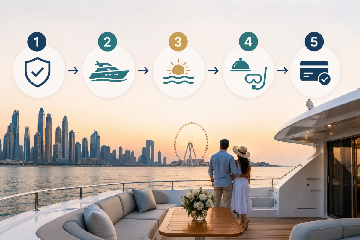 How to Book a Dubai Summer Yacht Rental