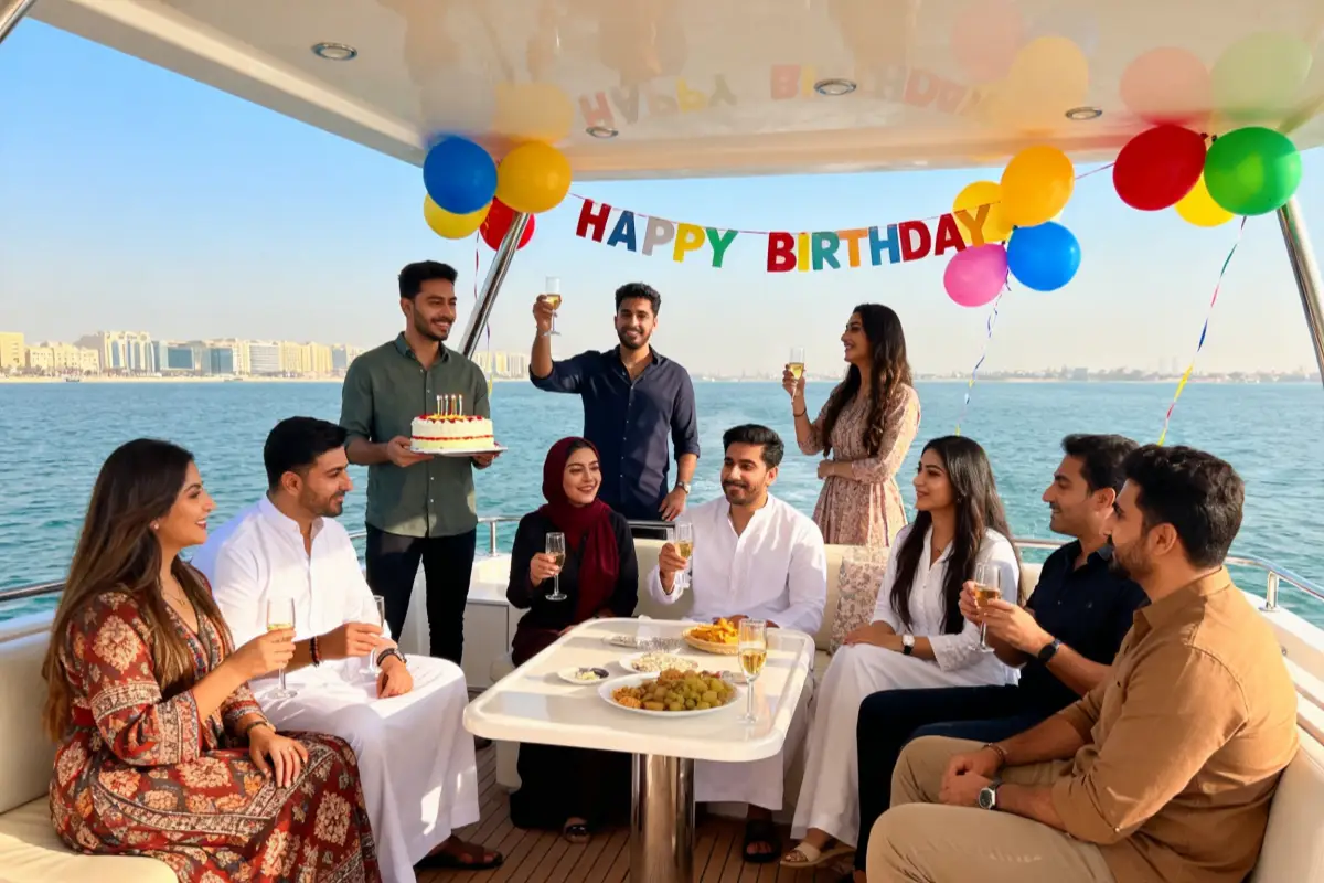 Dubai Birthday Yacht Charter