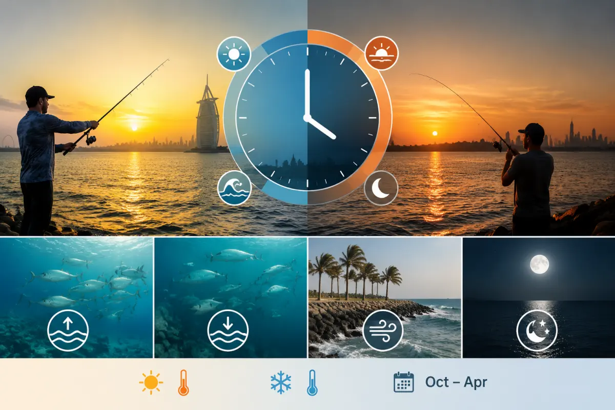 Best Time and Season for Fishing in Dubai