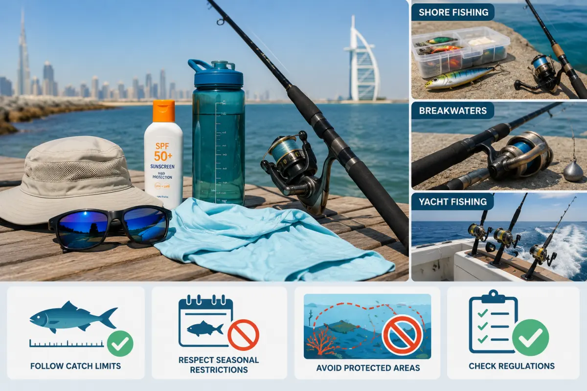 Practical Tips for Beginners in Dubai Fishing