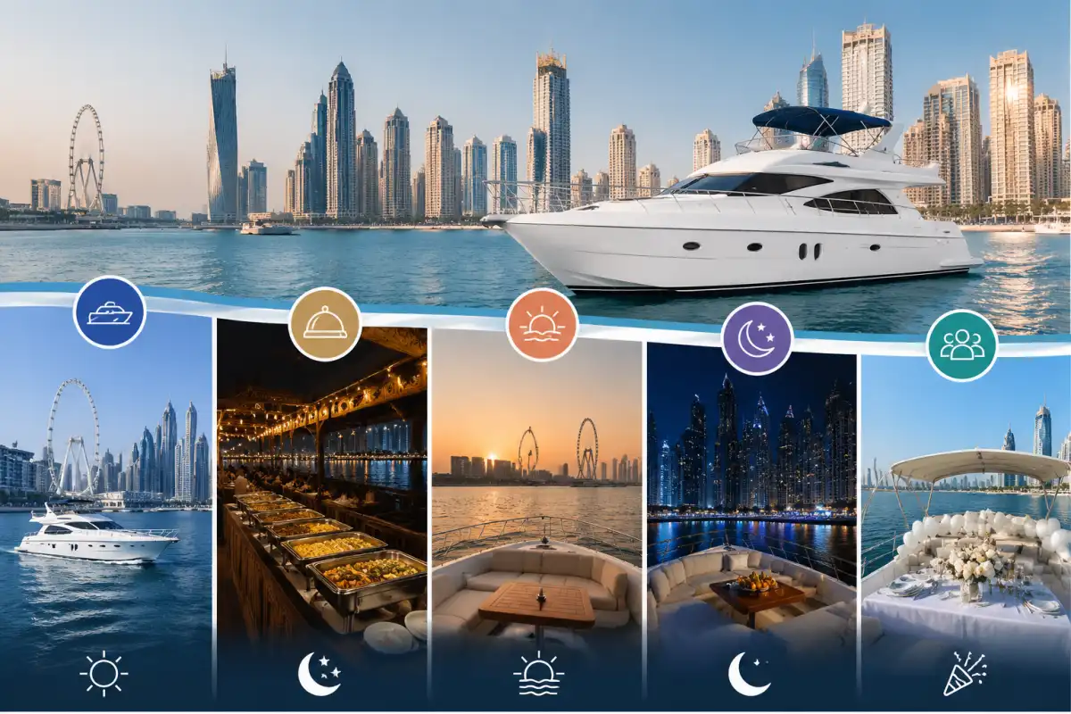 Main Types of Dubai Marina Cruises