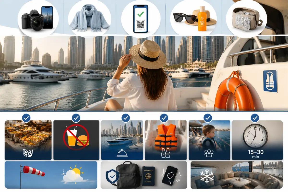Practical Tips for Your Dubai Marina Cruise