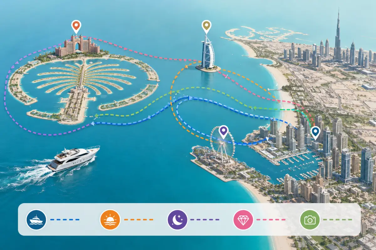 Most Popular Dubai Yacht Cruise Routes
