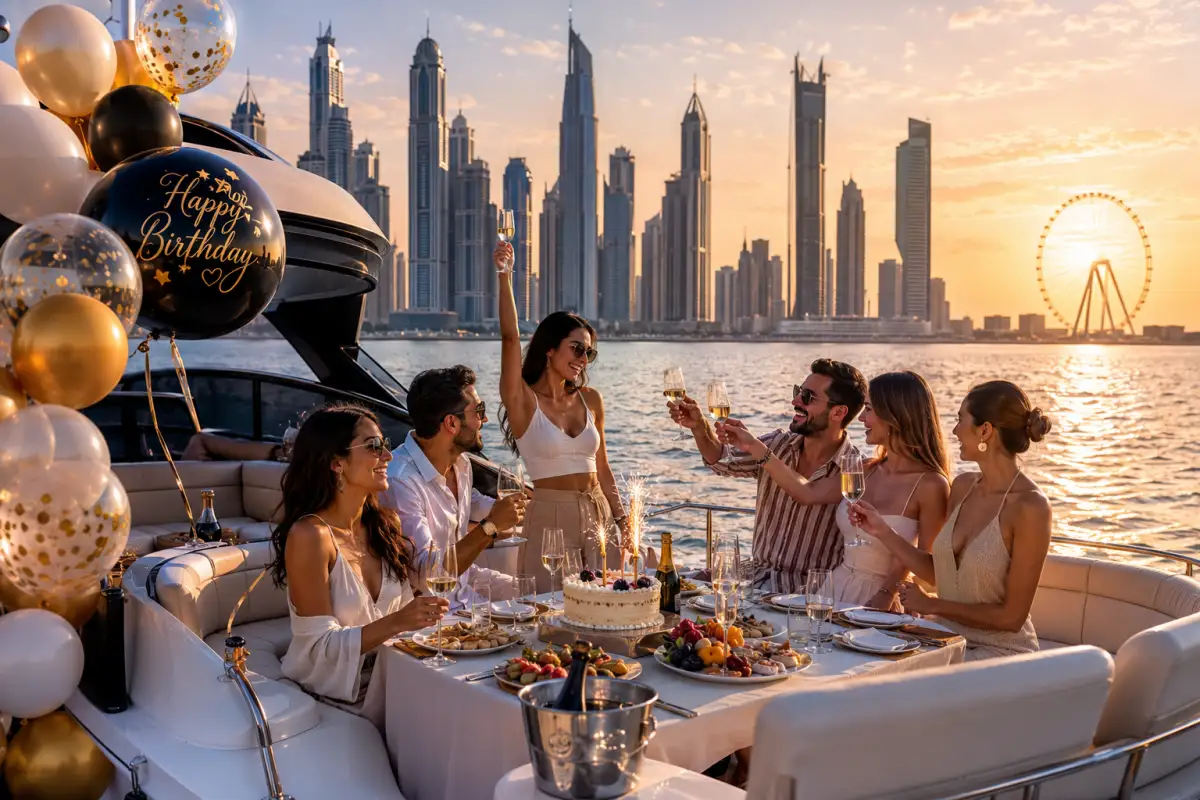 Rent a Yacht in Dubai to Host a Birthday Party