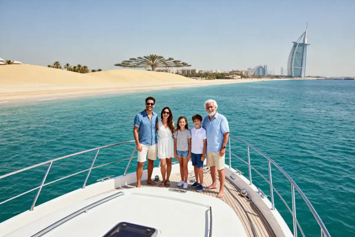 Family Yacht Charter Itinerary in Dubai
