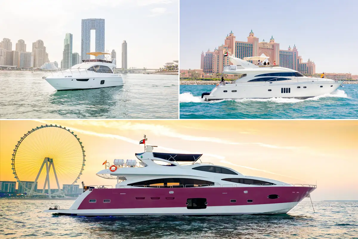 Best Value Air-Conditioned Yacht Charter in Dubai