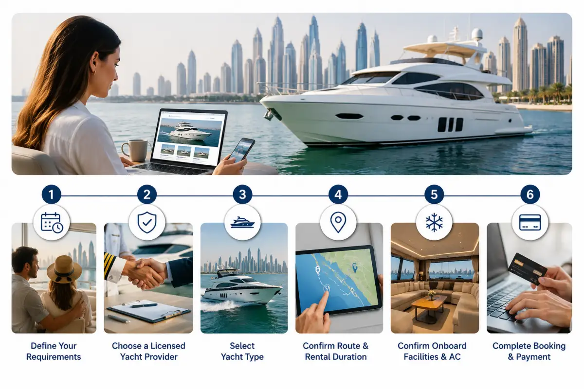 How to Book an Air-Conditioned Yacht in Dubai