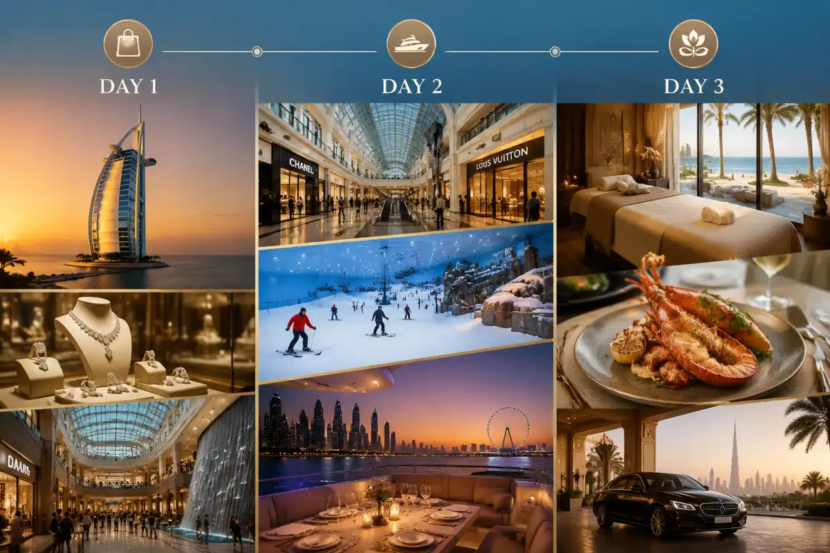 3-Day, 2-Night DSS Luxury Itinerary in Dubai
