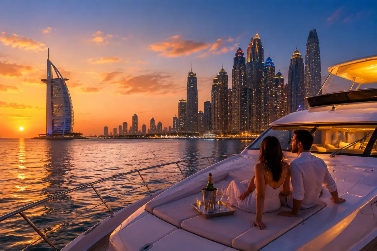Evening Yacht Cruise Dubai for Couple