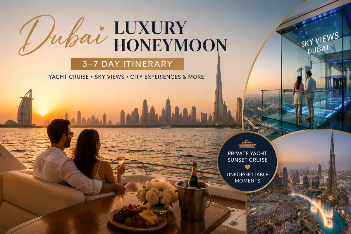 Luxury Honeymoon Itinerary for Couples in Dubai