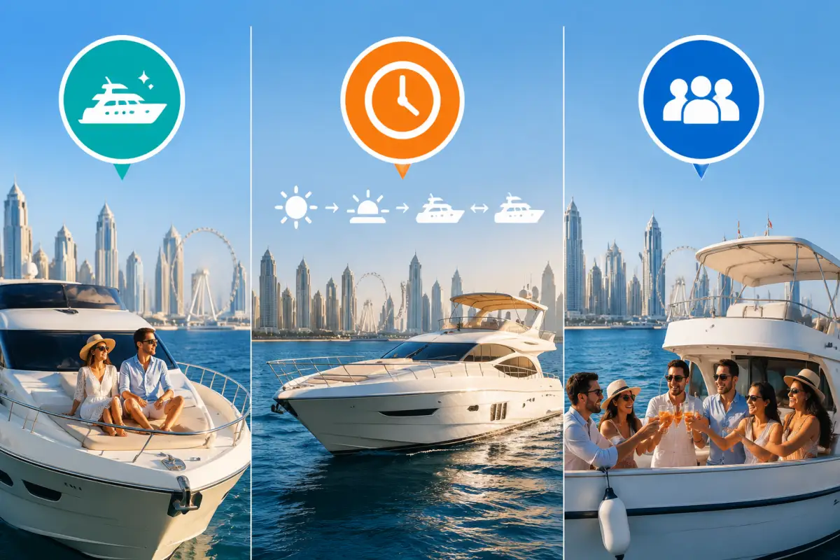 Best Options for Last-Minute Yacht Booking in Dubai