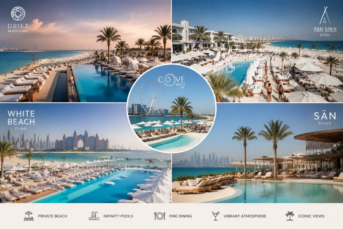 Best Private Beach Clubs in Dubai