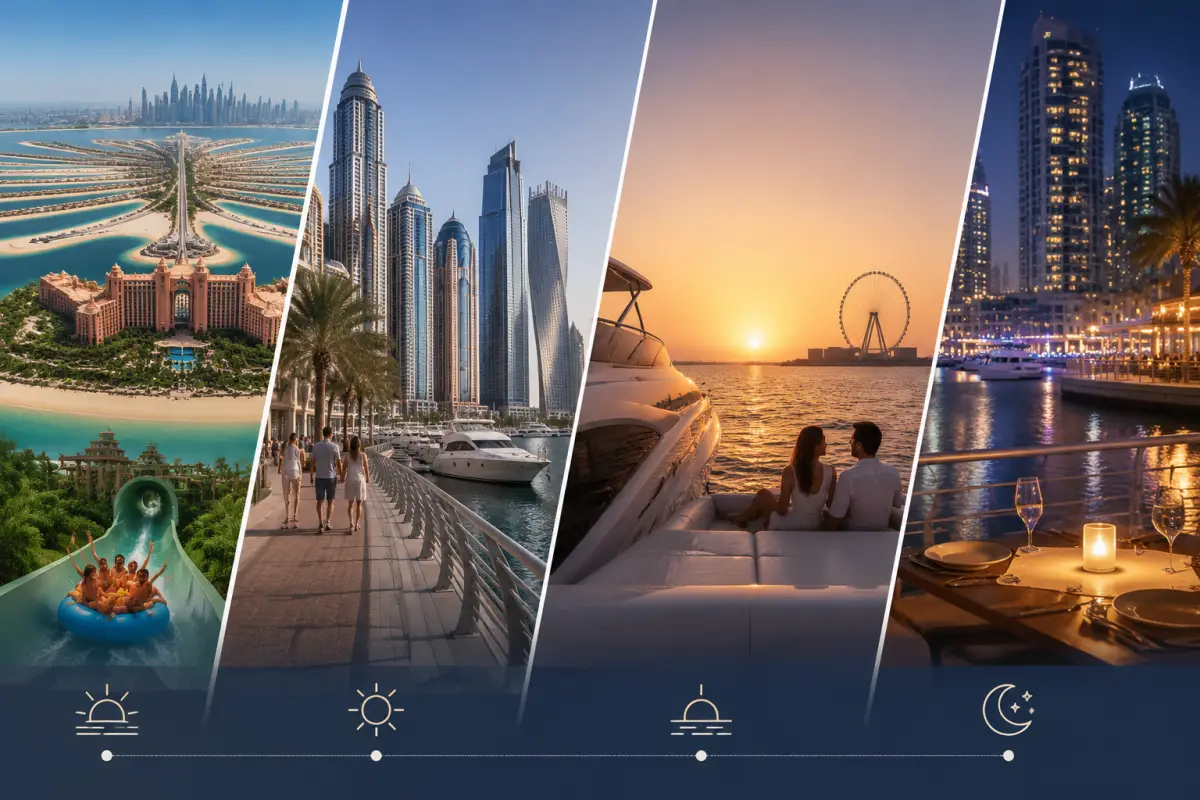 Dubai Harbor Luxury Day Trip Itinerary