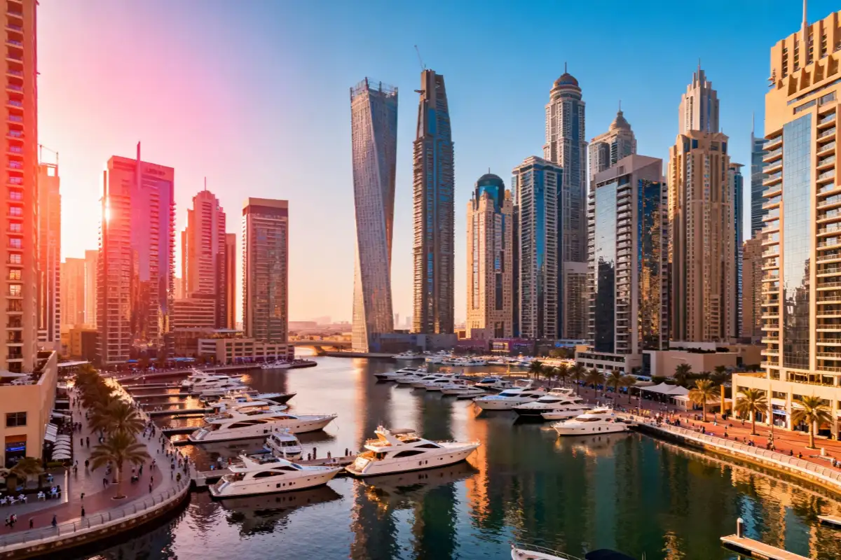 Dubai Marina Boat Rides Depart Location