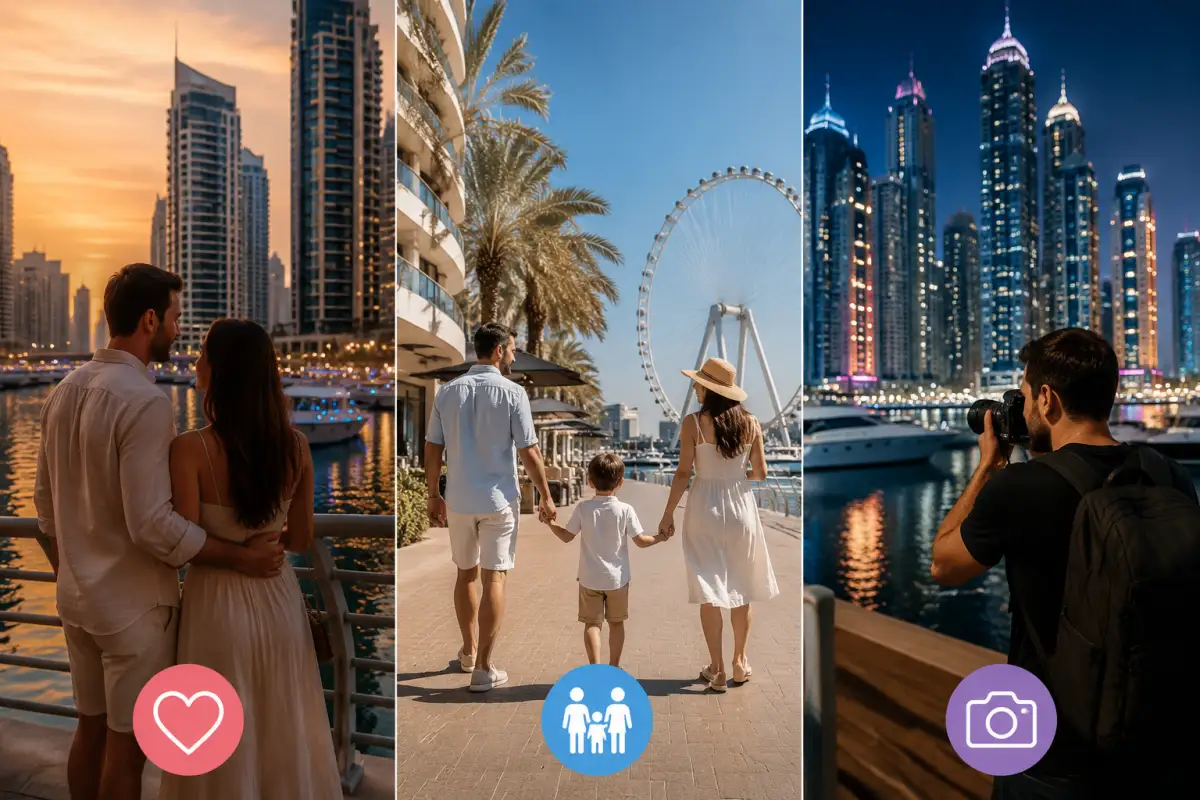 Best Dubai Marina One Day Itinerary for Different Travelers