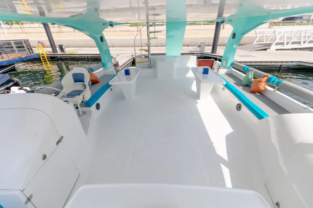 Inside a Small Yacht in Dubai