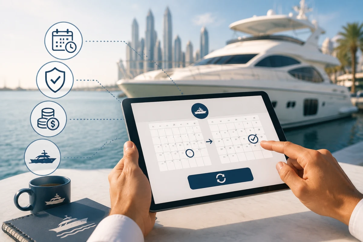 Change the Date of Your Dubai Yacht Reservation