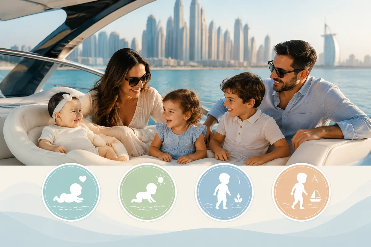 Age Requirements for Passengers on Dubai Yacht Rentals