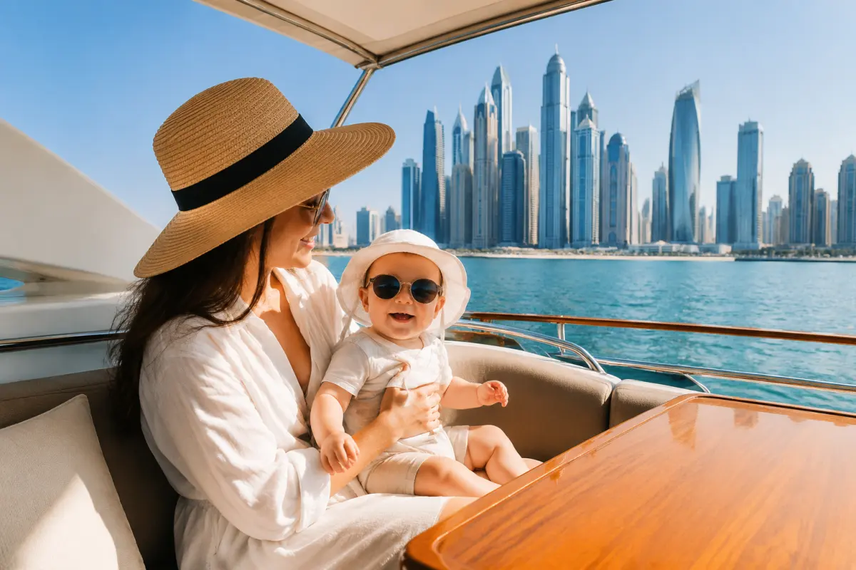 Dubai Yacht Rental for Infants and Toddlers