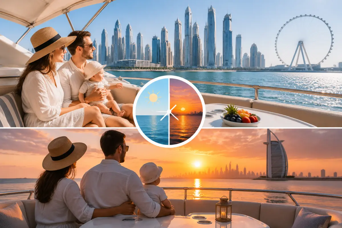 Best Time to Take a Yacht in Dubai with Babies