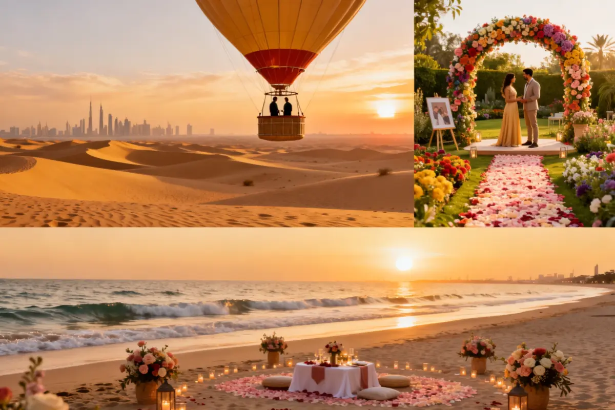 Dubai offers unique proposal experiences for all kinds of couples
