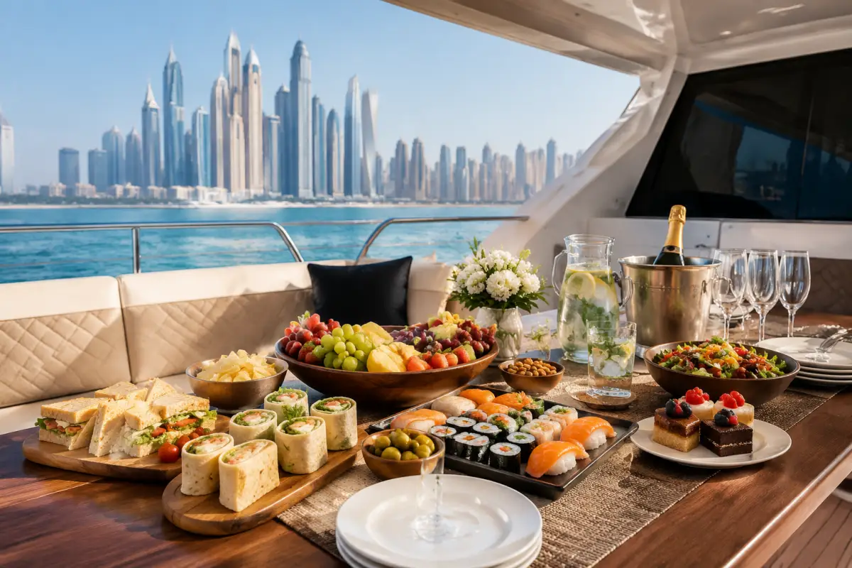 Can You Bring Your Own Food on a Yacht in Dubai