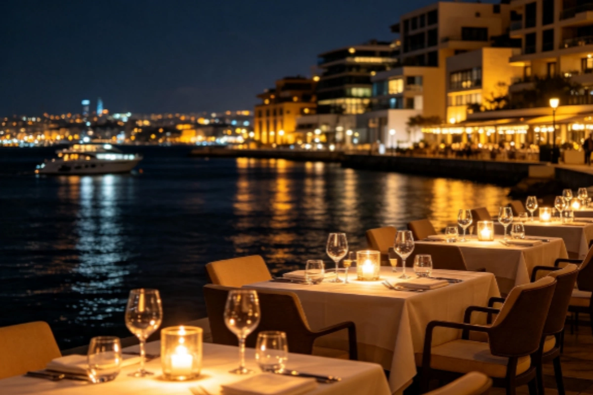 Waterfront restaurant