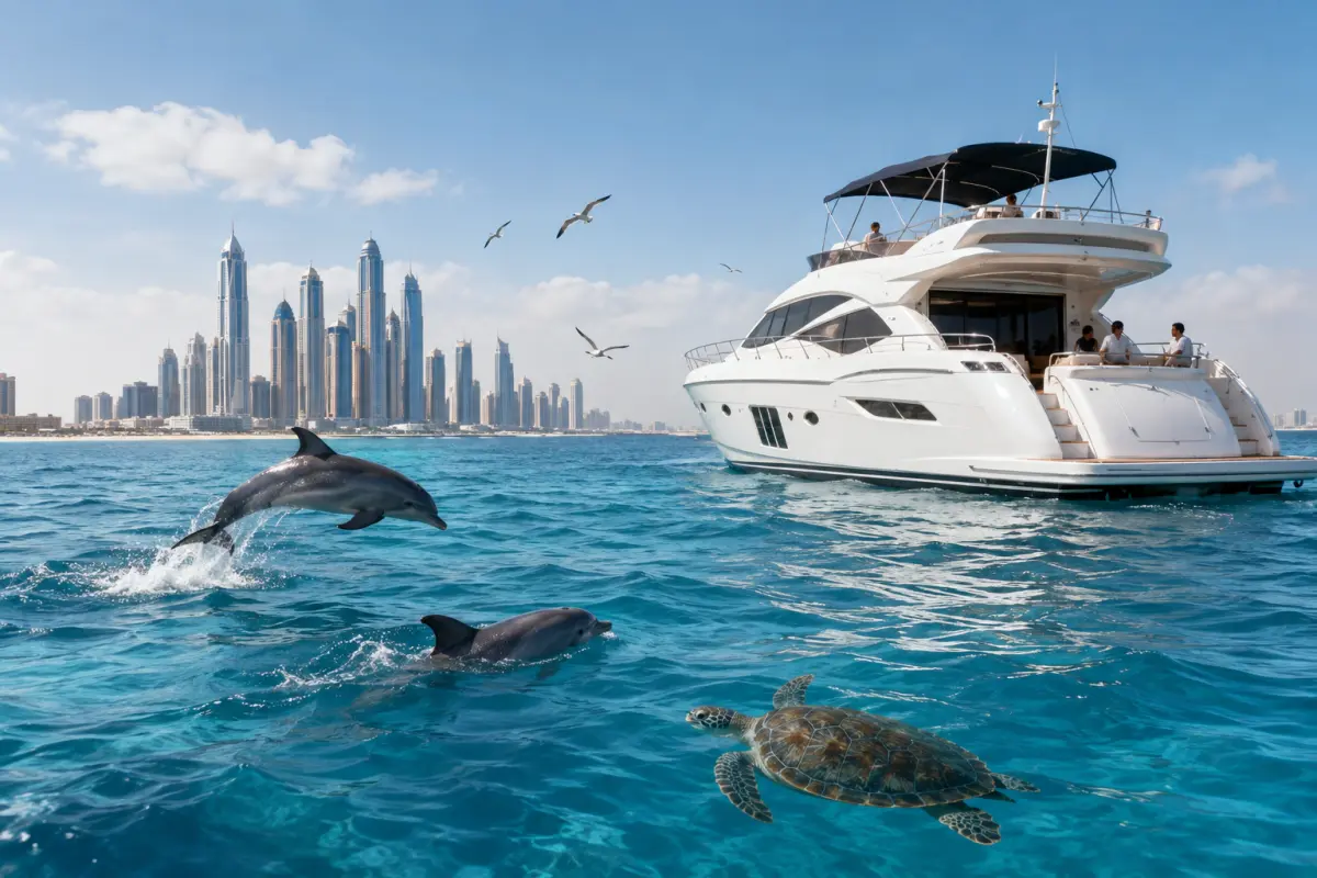Marine Wildlife Seen on Dubai Yacht Tours