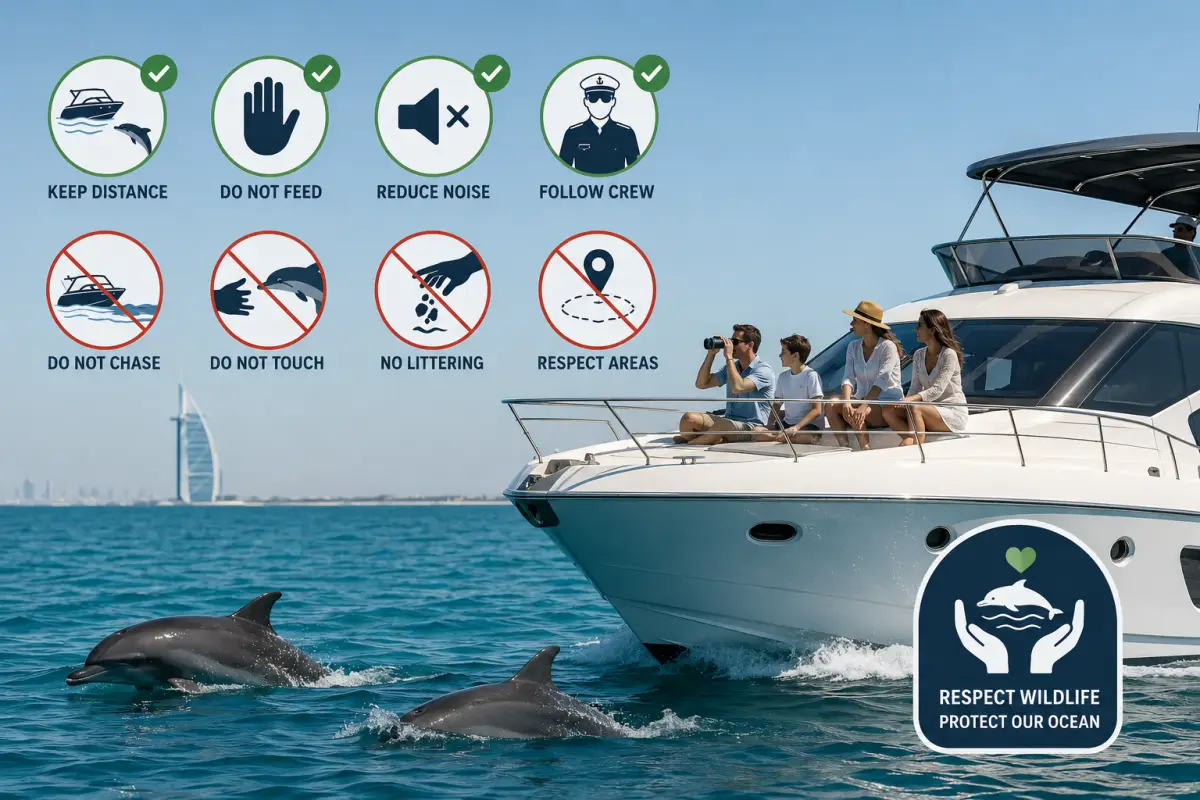 How to Watch Marine Wildlife Responsibly from a Yacht