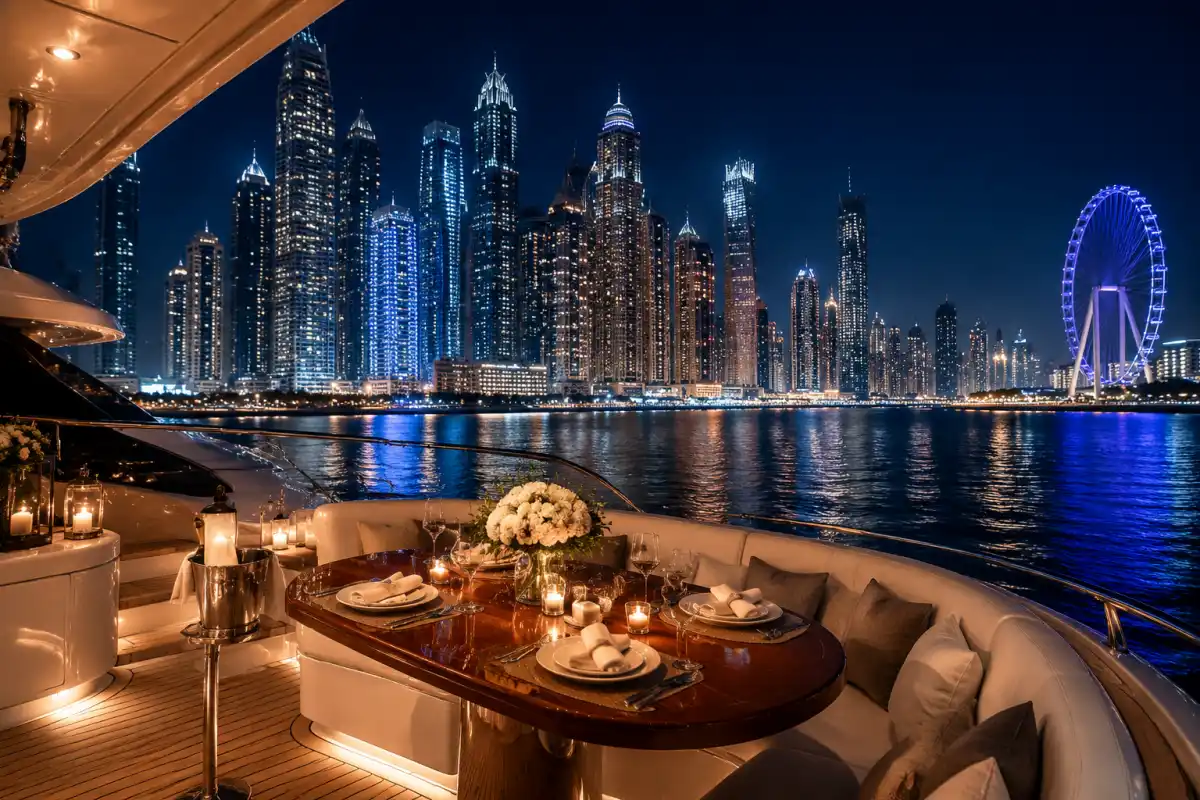 Private Yacht Dinner Cruise in Dubai