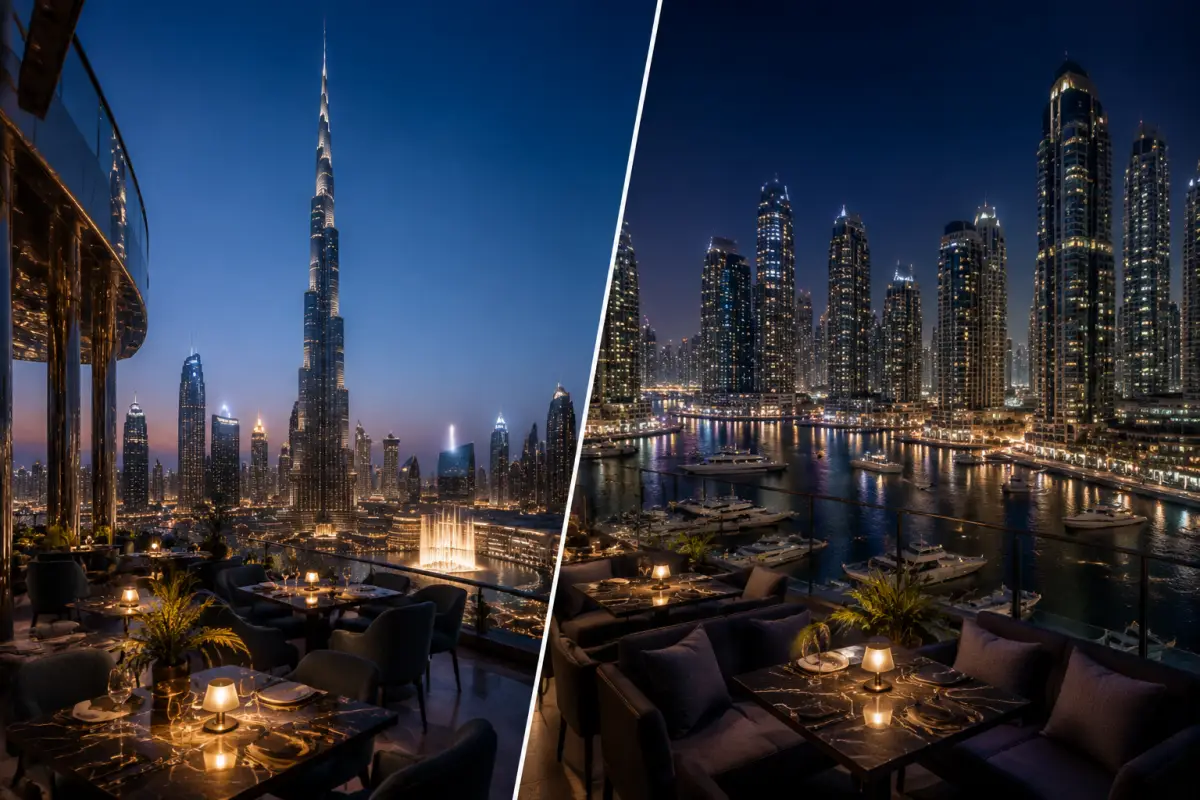 Dine at a Sky Bar or Rooftop Restaurant in Dubai
