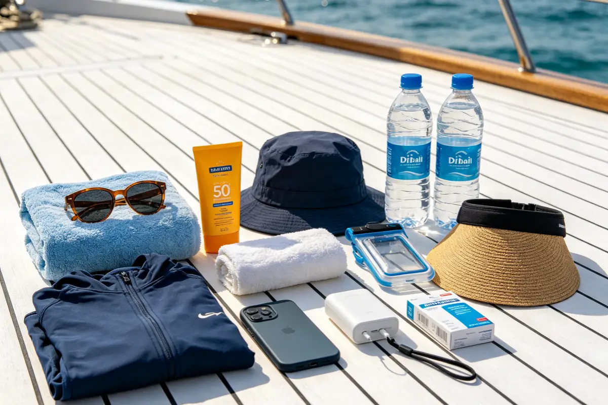 Essentials for a Yacht Cruise on Dubai's Moon Island