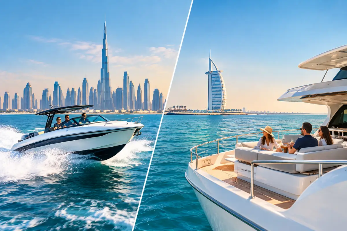Dubai Speedboat vs. Yacht Experience