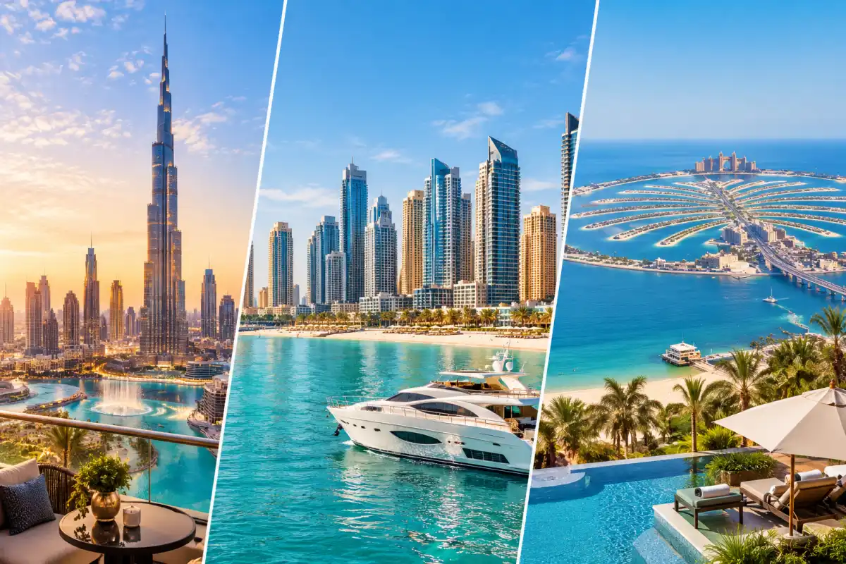 Where to stay in Dubai with Downtown, Dubai Marina and Palm Jumeirah views